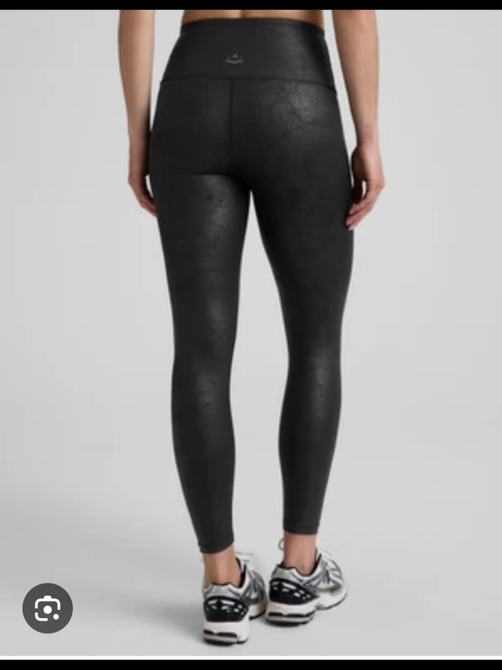 Beyond Yoga Pants - Beyond Yoga Black High-Waist Faux-Leather Leggings